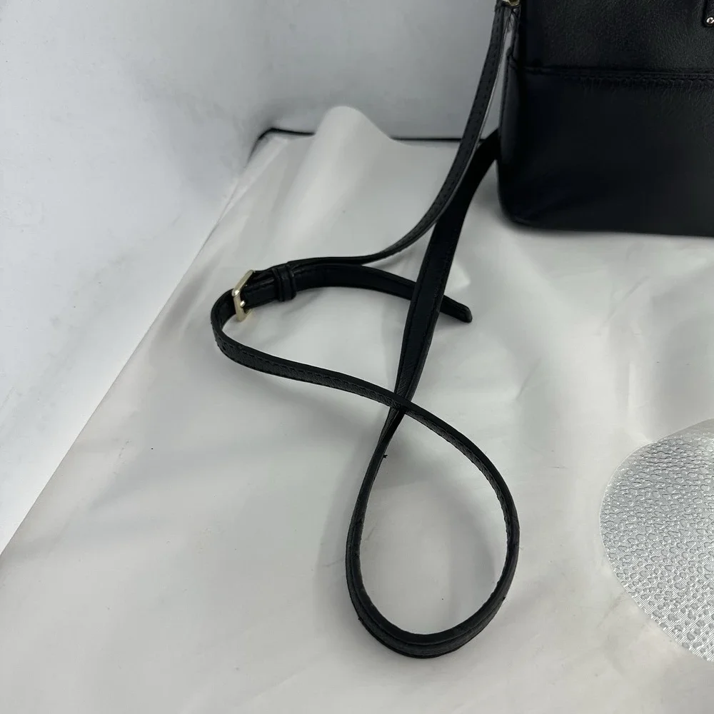 Kate Spade Black Pebbled Leather Grove Street Millie Crossbody Bag